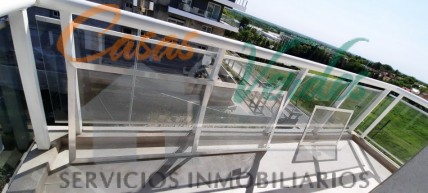 Depto. 1 dormitorio en Edif. Torre Chana piso 4 depto C balcon  vista al rio