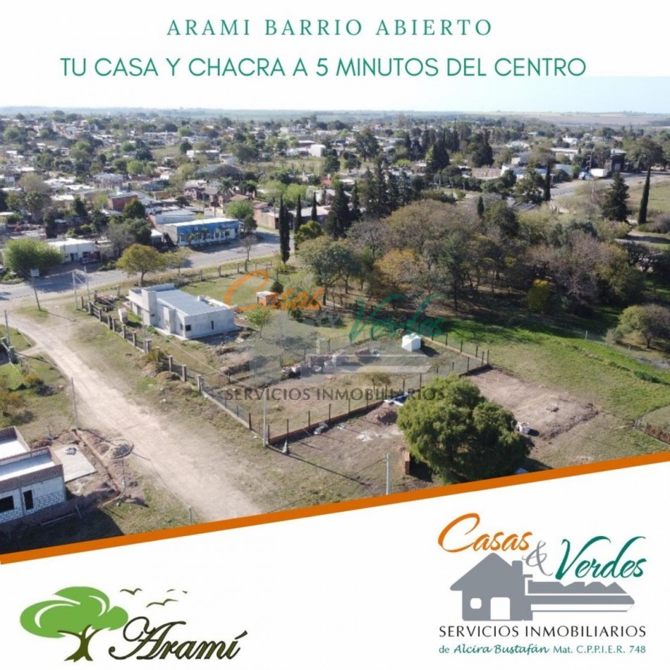 Lotes en Barrio Abierto ARAMI 