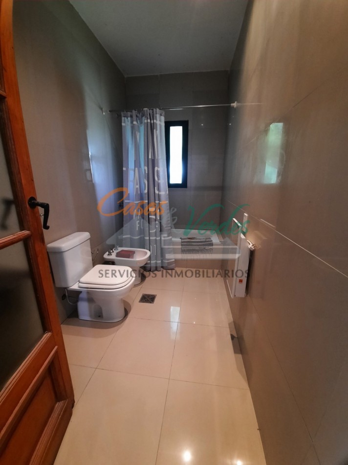 Casa en alquiler Los Algarrobos, 3 dorm, 2 baños, pileta, amplio parque, seguridad, naturaleza 