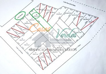 Venta Terreno nro. 28 calle Berutti con servicios de agua, cloacas y luz,