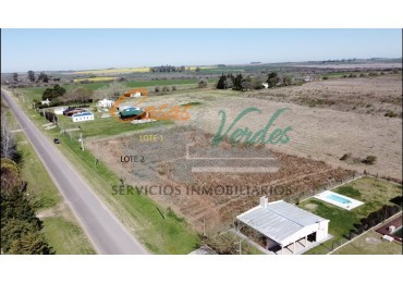 VENTA lotes ANTELO 15 x 50 sobre Asfalto