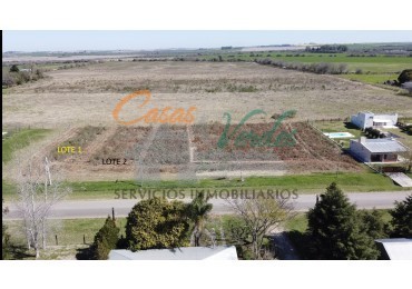 VENTA lotes ANTELO 15 x 50 sobre Asfalto